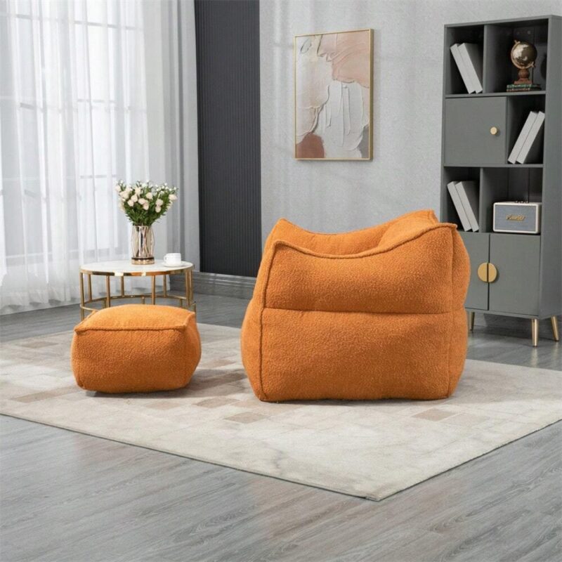 Armchair sponge set terracotta (5)