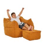Armchair sponge set terracotta (6)