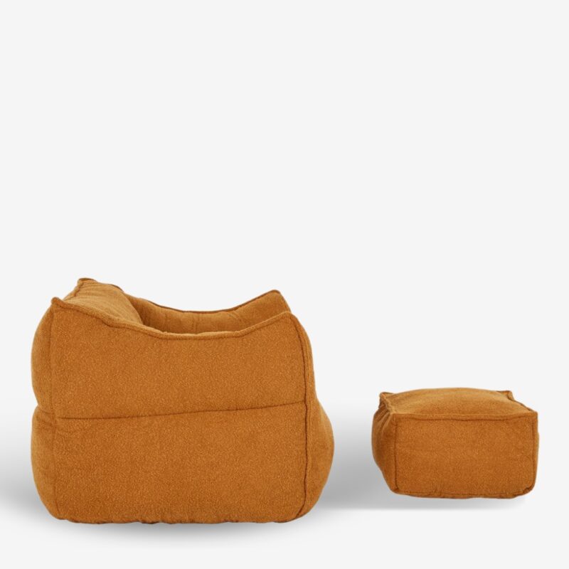 Armchair sponge set terracotta (8)