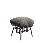 Armchair + stool vienna swing grey (3)
