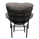 Armchair + stool vienna swing grey (5)