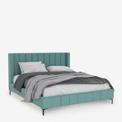 Bed Tokyo Mint Black 160x200cm