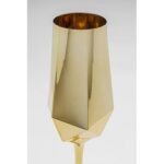 Champagne Glass Diamond Gold (2)