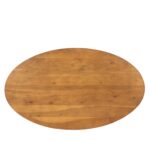 Coffee Table Ovo Walnut Black 121cm (5)