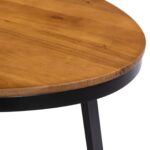 Coffee Table Ovo Walnut Black 121cm (6)