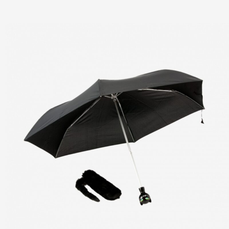 Compact Umbrella Chapka Black Cat (3)