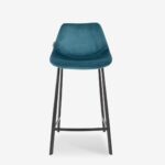 Counter Stool Franky Velvet Petrol 65cm (4)