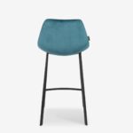 Counter Stool Franky Velvet Petrol 65cm (5)