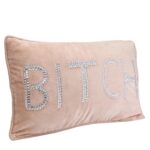 Cushion Beads Bitch Blush 60x35cm (2)