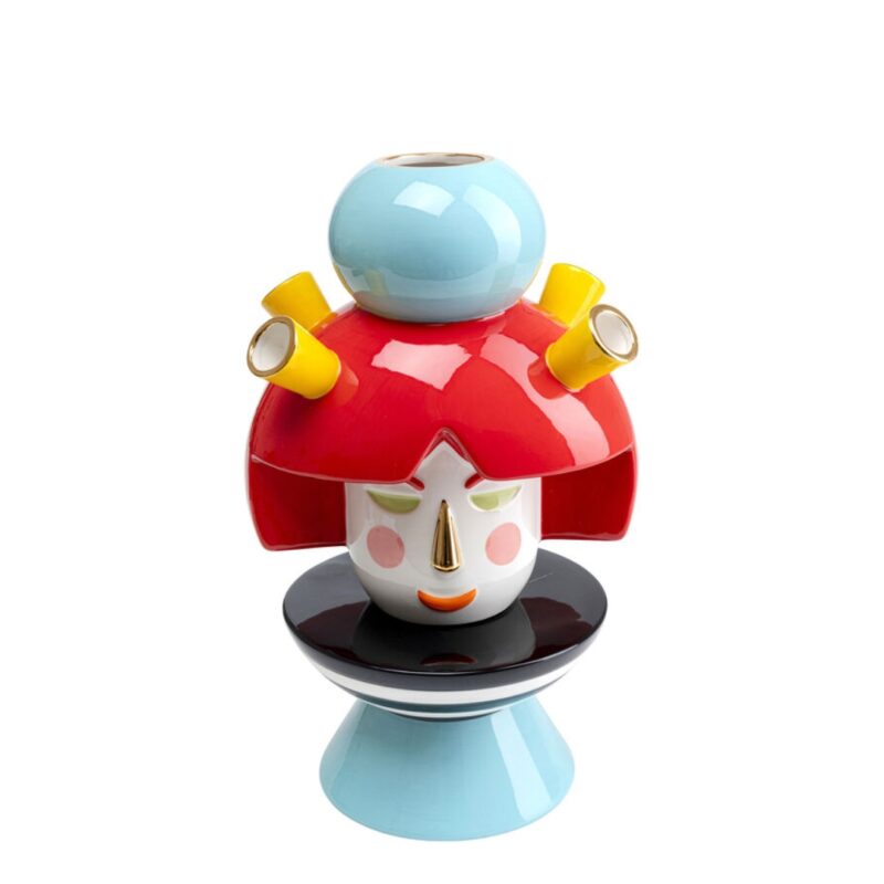 Deco Vase Puppet Girl 36cm