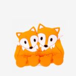 Double Toothbrush Holder Foxes (1)