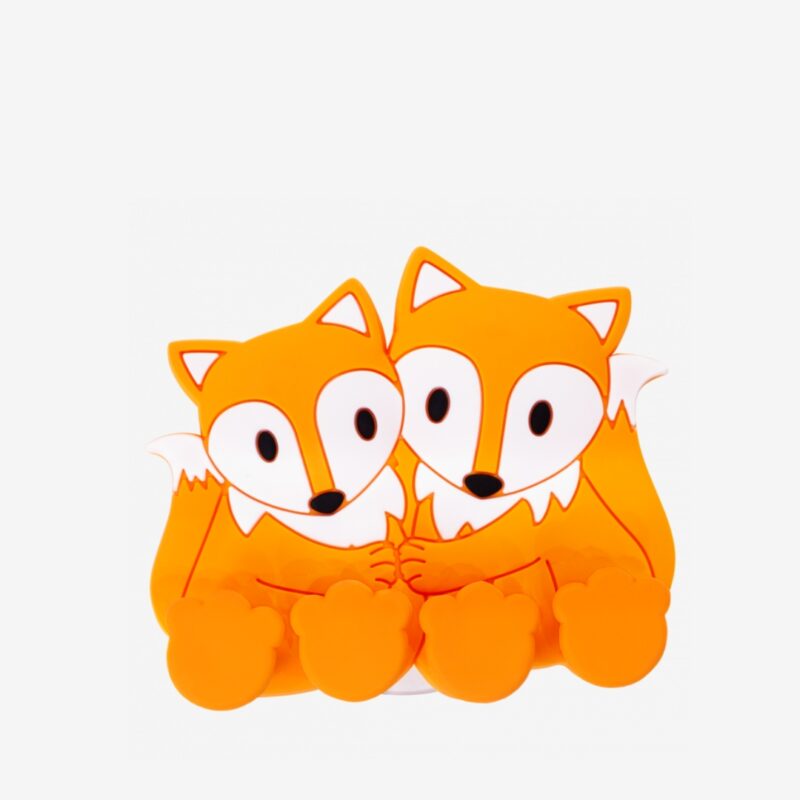 Double Toothbrush Holder Foxes (1)