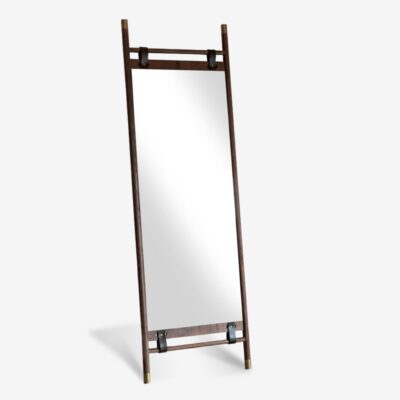 Floor Mirror Monastery Walnut Gold 180cm