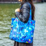 Foldable Shopping Bag Blue Palette (2)