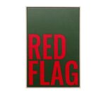 Framed Picture Red Flag 40x60cm