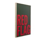 Framed Picture Red Flag 40x60cm (4)