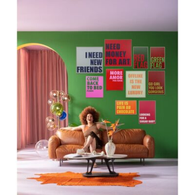 Framed Picture Sugar Baby 50x70cm (3)