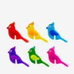 Glass Markers Parrot 6 Set