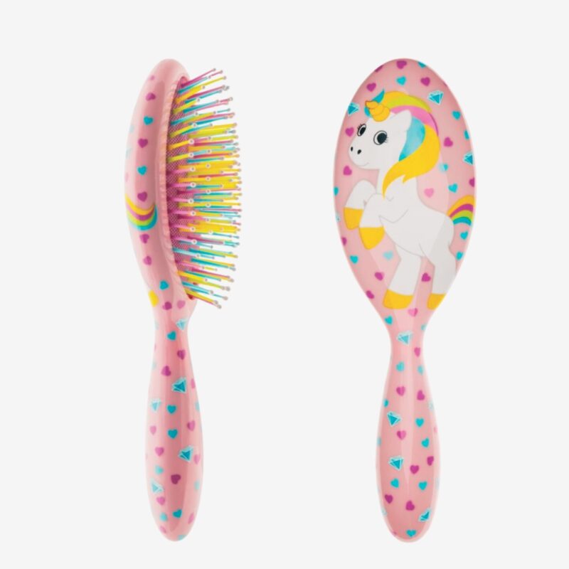 Hairbrush Ladypop L Pink Unicorn (2)