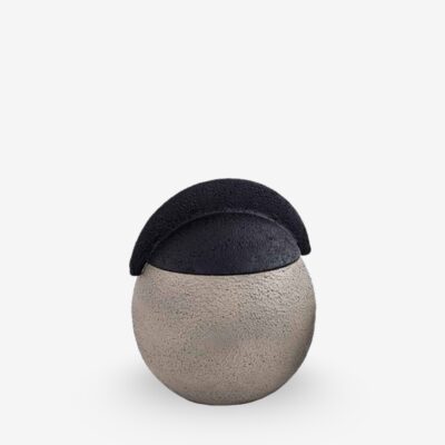 Jar grizio with lid Ø15cm