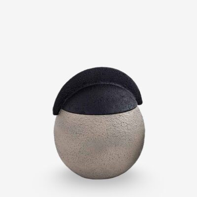 Jar grizio with lid Ø20cm