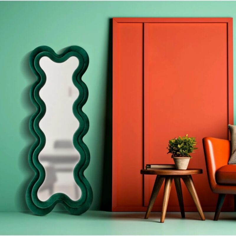 Mirror Monica Green 160cm (2)