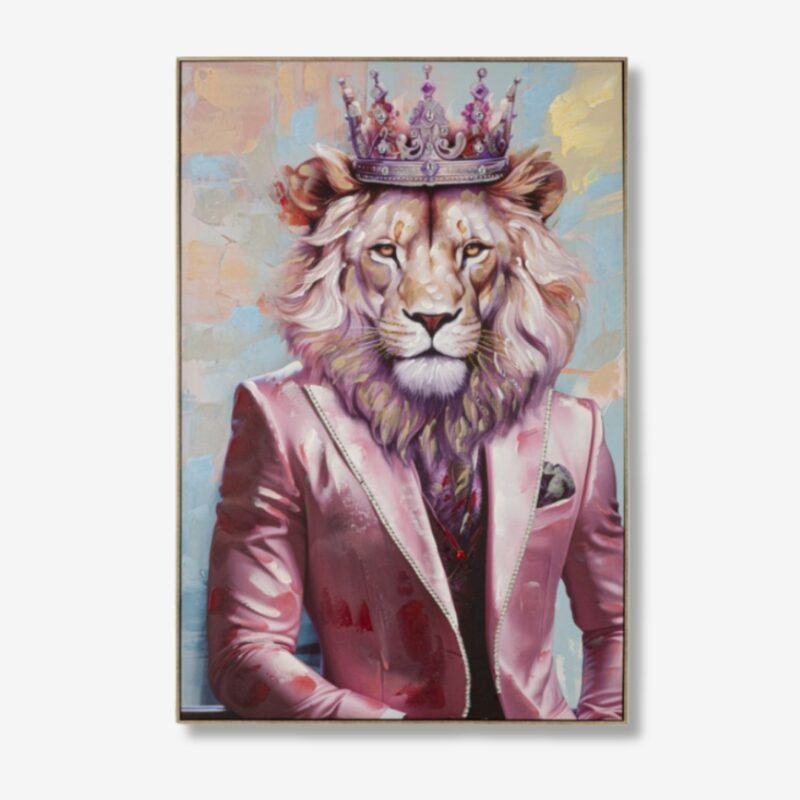 Painting King A Lion 122cm