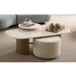 Pouf Prada Beige Ø40cm (3)
