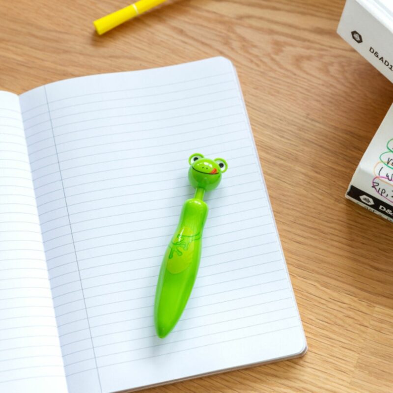 Retractable Ballpoint Pen Frog (2)