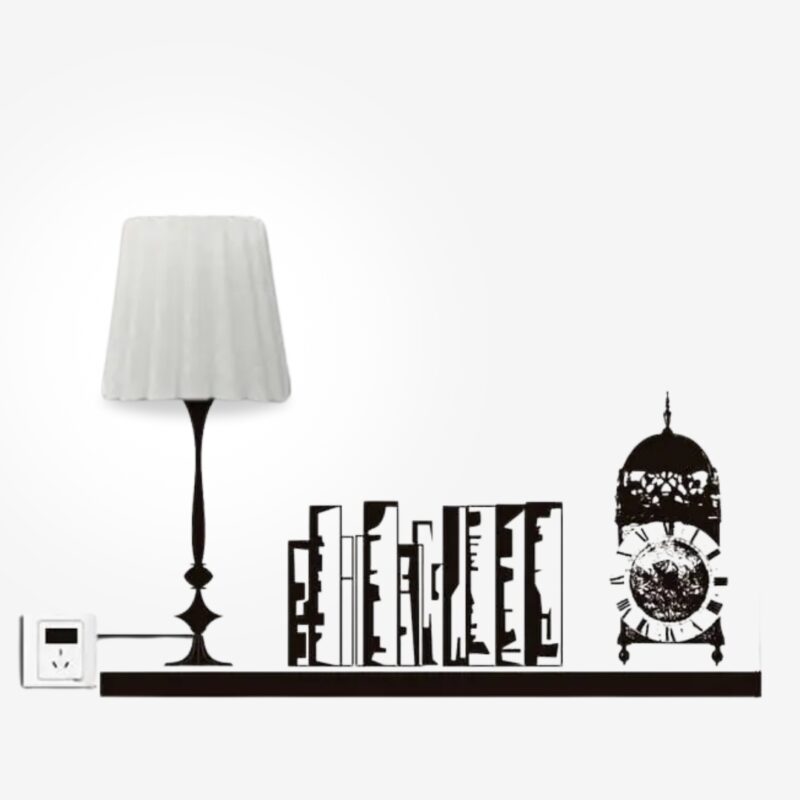 Shelf & Lampshade Wall Sticker 1