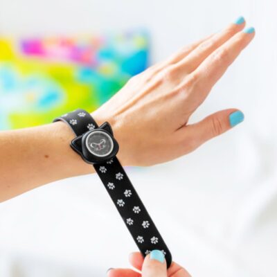 Slap Hand Watch Black Cat Head (2)