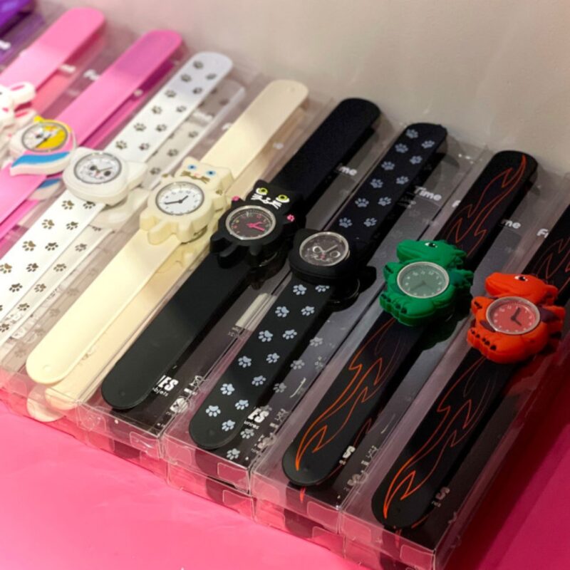 Slap Hand Watch Black Cat Head (4)