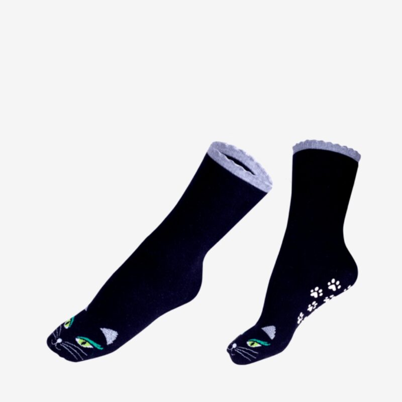 Spiked Socks Black Cat (3)