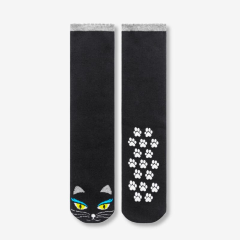 Spiked Socks Black Cat
