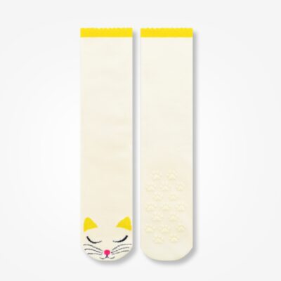 Spiked Socks White Cat (1)
