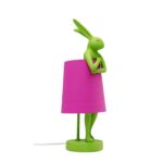 Table Lamp Animal Rabbit Green Pink 50cm (4)