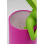 Table Lamp Animal Rabbit Green Pink 50cm (8)
