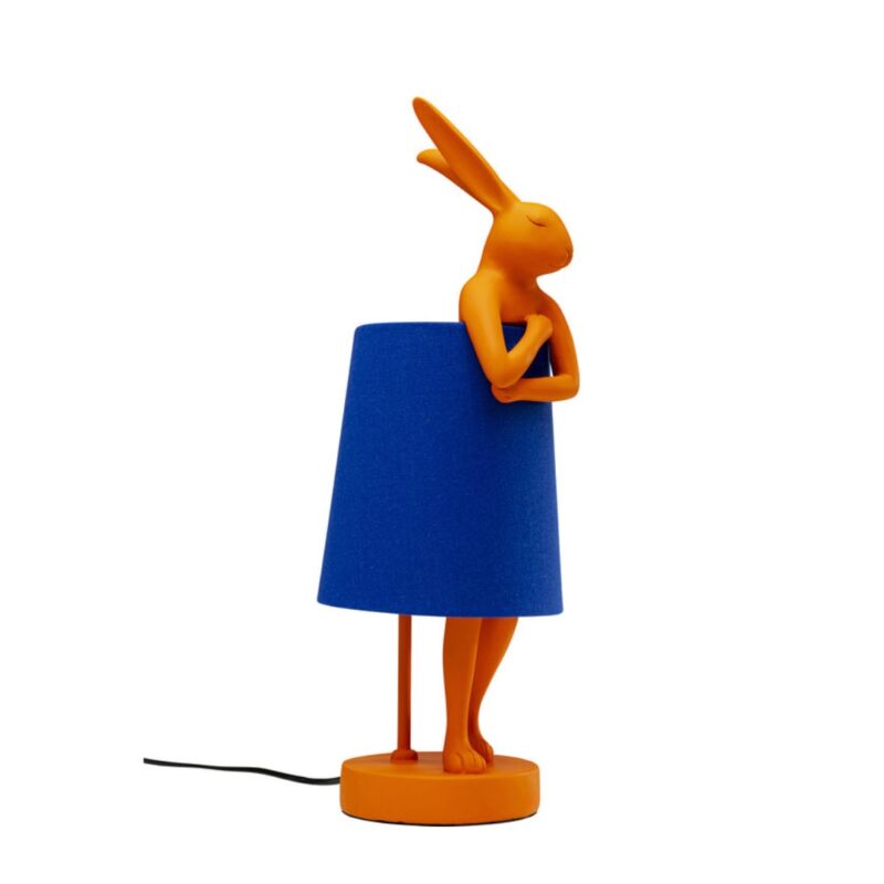 Table Lamp Animal Rabbit Orange Blue 50cm (2)