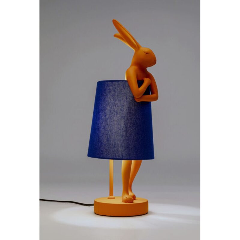 Table Lamp Animal Rabbit Orange Blue 50cm (3)
