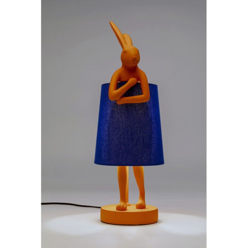 Table Lamp Animal Rabbit Orange Blue 50cm (4)