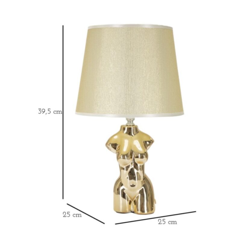 Table Lamp Glam Woman Gold 39.5cm (10)