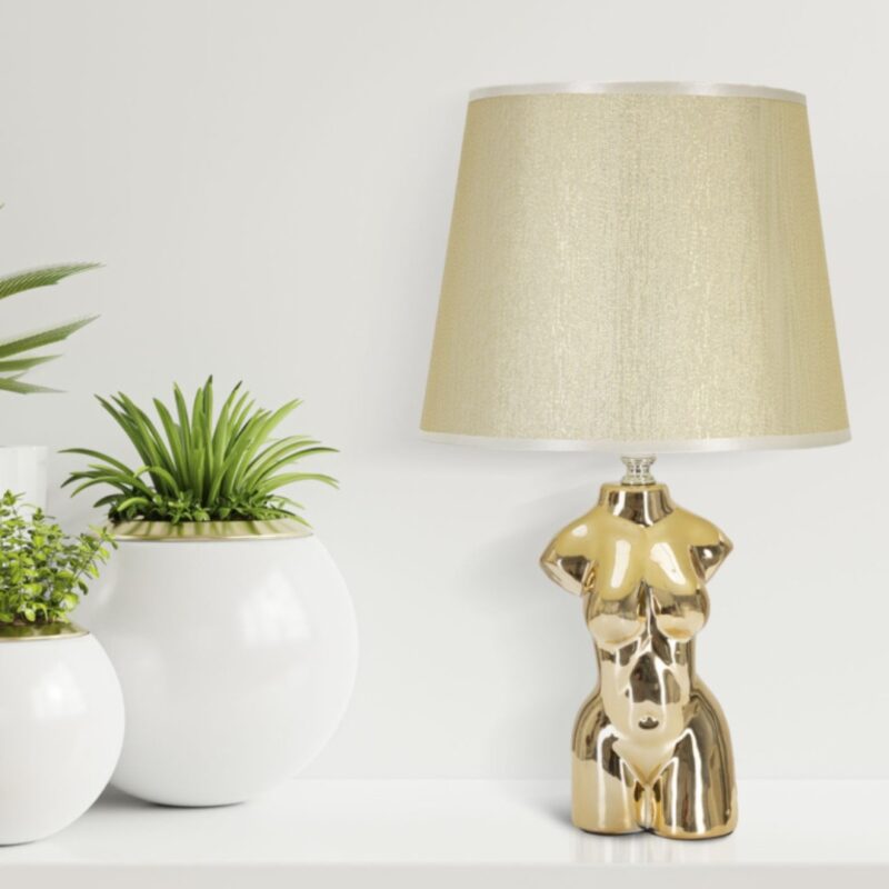 Table Lamp Glam Woman Gold 39.5cm (2)