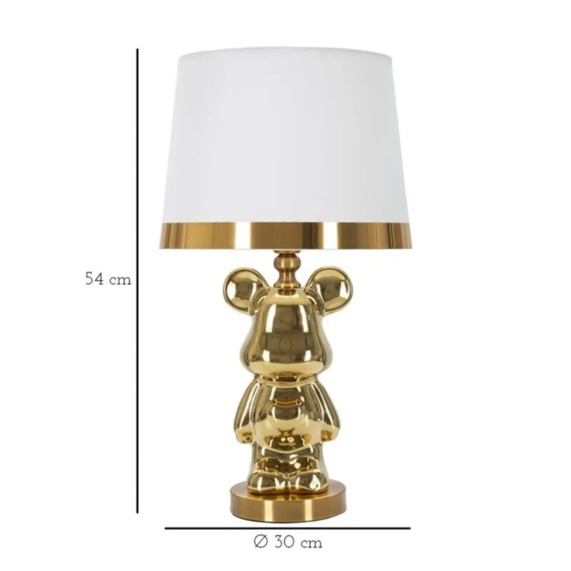 Table Lamp Golino Gold ø30х54cm (7)
