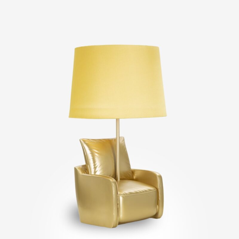 Table Lamp Midcentury Gold 45cm (3)