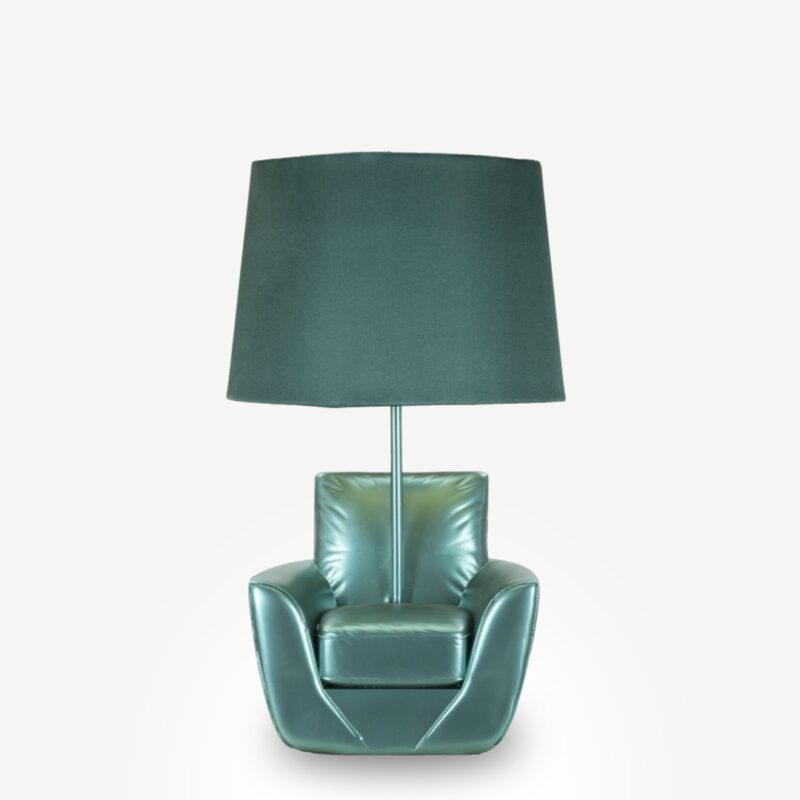 Table Light Midcentury Turquoise 45cm (1)