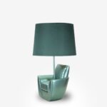 Table Light Midcentury Turquoise 45cm (3)