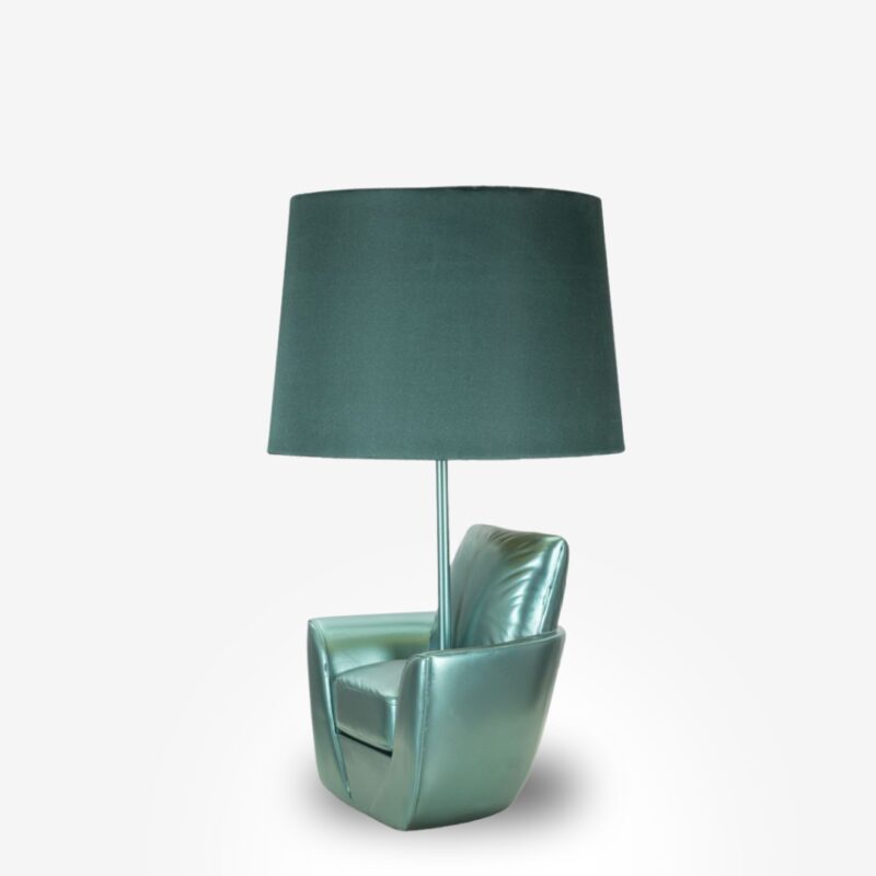 Table Light Midcentury Turquoise 45cm (3)