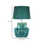 Table Light Midcentury Turquoise 45cm (6)