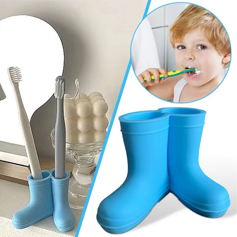 Toothbrush Holder Blue Boots (2)