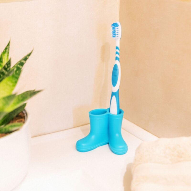 Toothbrush Holder Blue Boots (4)